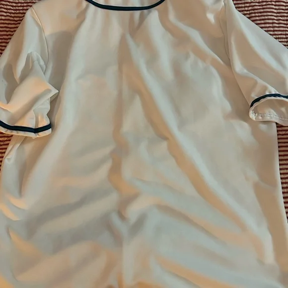 White and Green Baseball Jerseys with Classic Design - Picture 7 of 7